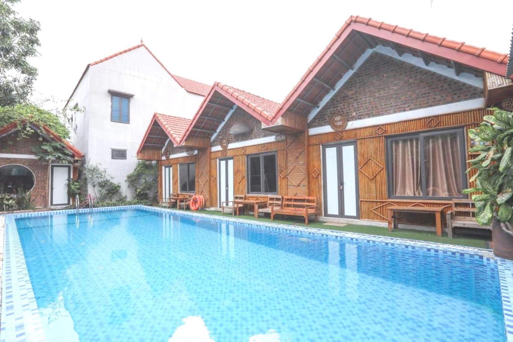 Tam Coc Charming Bungalow Bed & Breakfast Ninh Binh Bagian luar foto