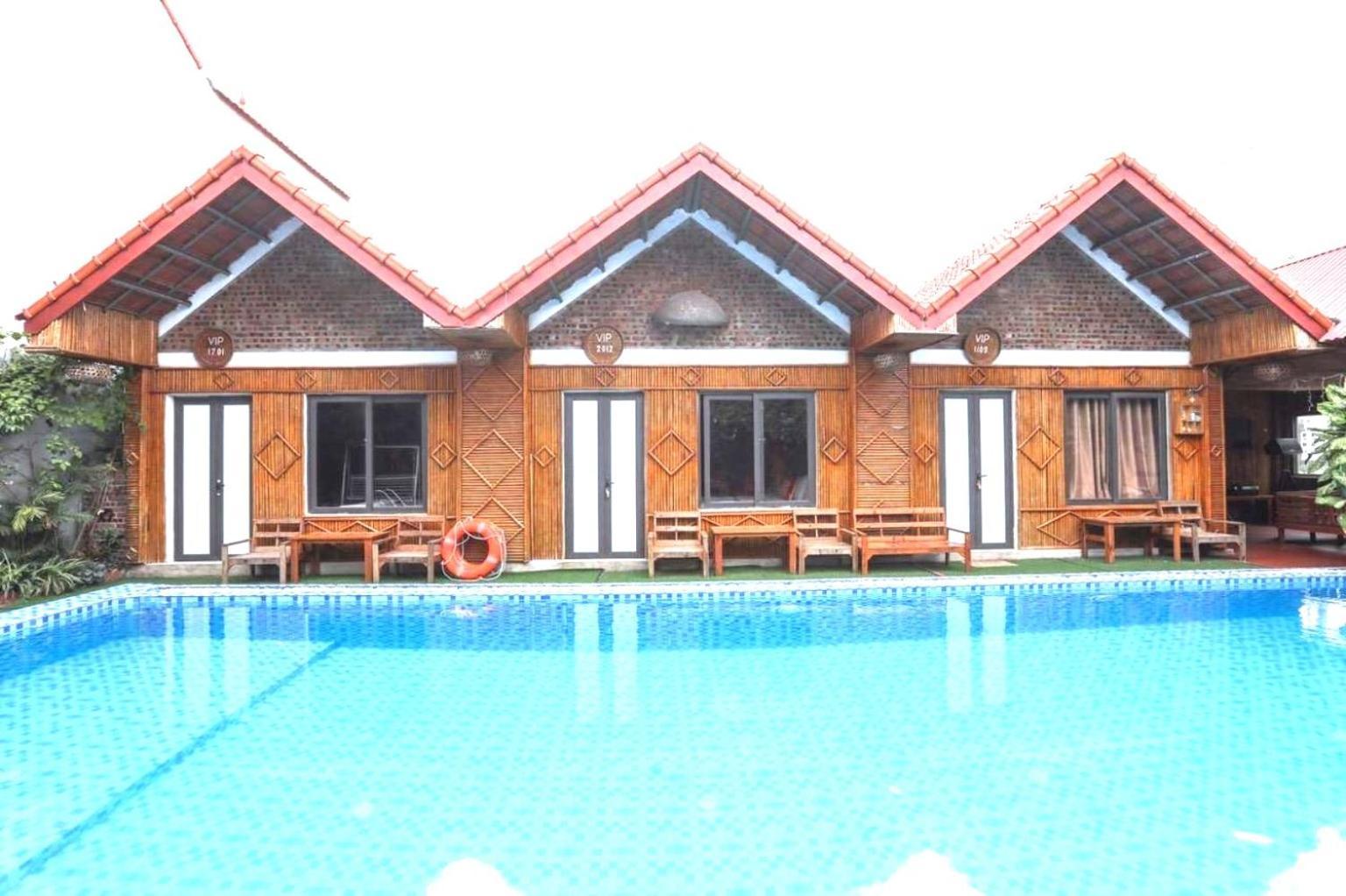 Tam Coc Charming Bungalow Ninh Binh Bagian luar foto