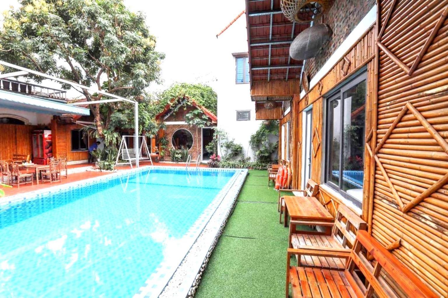 Tam Coc Charming Bungalow Ninh Binh Bagian luar foto